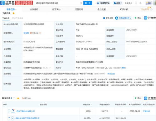 科华生物在西安成立匠芯科技公司